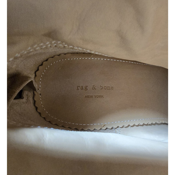 Rag & Bone Classic Newbury Bootie in Olive Green Suede Sz US 11 / EU 41 - Picture 9 of 9